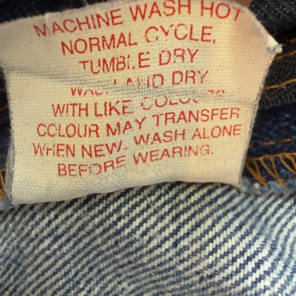 Vintage Levis 550 Orange Tab Jeans‎ Mens 33x30 Medium Wash Made in Canada 40550